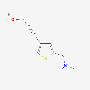 3-(5-((Dimethylamino)methyl)thiophen-3-yl)prop-2-yn-1-ol