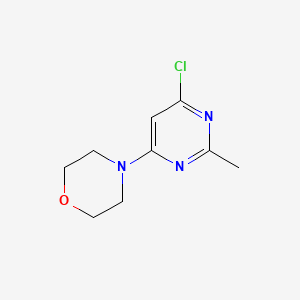 molecular formula C9H12ClN3O B1320928 4-(6-氯-2-甲基嘧啶-4-基)吗啉 CAS No. 22177-99-7