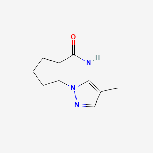 10-Methyl-1,8,12-triazatricyclo[7.3.0.0,2,6]dodeca-2(6),9,11-trien-7-one