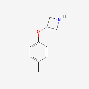molecular formula C10H13NO B1320930 3-(4-甲基苯氧基)氮杂环丁烷 CAS No. 954220-73-6