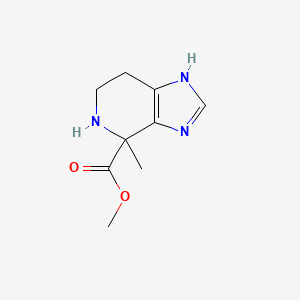 Methyl 4-methyl-3H,4H,5H,6H,7H-imidazo[4,5-c]pyridine-4-carboxylate