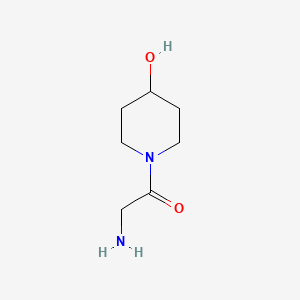 2-Amino-1-(4-hydroxypiperidin-1-yl)ethan-1-one