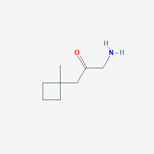 1-Amino-3-(1-methylcyclobutyl)propan-2-one