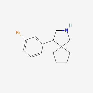 4-(3-Bromophenyl)-2-azaspiro[4.4]nonane