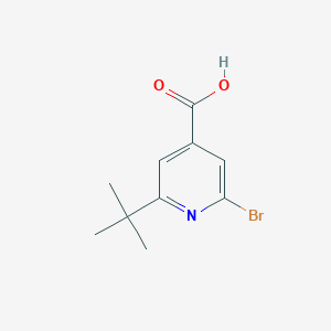 2-Bromo-6-tert-butylpyridine-4-carboxylic acid