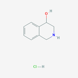 molecular formula C9H12ClNO B1320941 1,2,3,4-四氢异喹啉-4-醇盐酸盐 CAS No. 13691-36-6