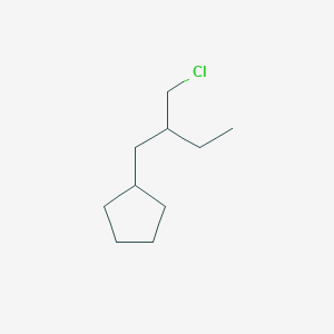 [2-(Chloromethyl)butyl]cyclopentane