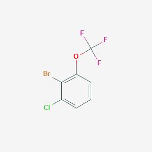 molecular formula C7H3BrClF3O B1320946 1-溴-2-氯-6-(三氟甲氧基)苯 CAS No. 1805185-81-2