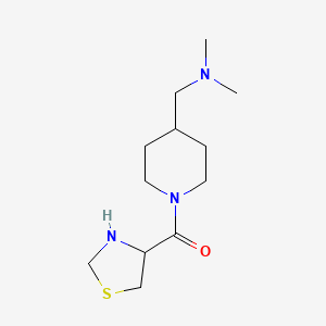 Dimethyl({[1-(1,3-thiazolidine-4-carbonyl)piperidin-4-yl]methyl})amine