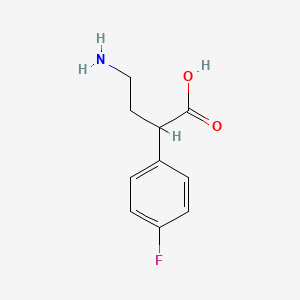 4-Amino-2-(4-fluorophenyl)butanoic acid