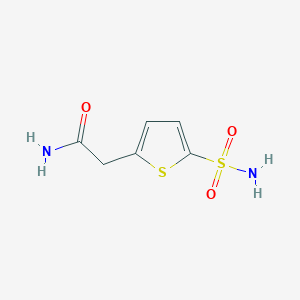 2-(5-Sulfamoylthiophen-2-yl)acetamide