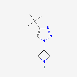 1-(azetidin-3-yl)-4-tert-butyl-1H-1,2,3-triazole