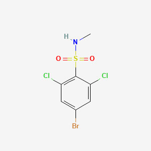 4-Bromo-2,6-dichloro-N-methylbenzene-1-sulfonamide