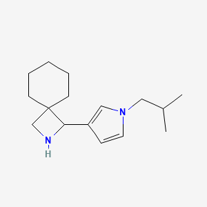 1-[1-(2-Methylpropyl)-1H-pyrrol-3-yl]-2-azaspiro[3.5]nonane