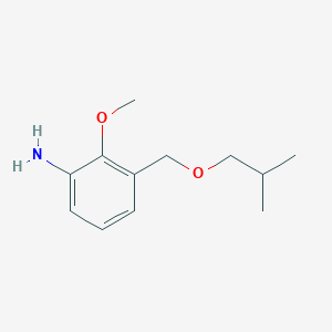 2-Methoxy-3-[(2-methylpropoxy)methyl]aniline