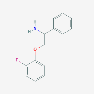 1-(2-Amino-2-phenylethoxy)-2-fluorobenzene