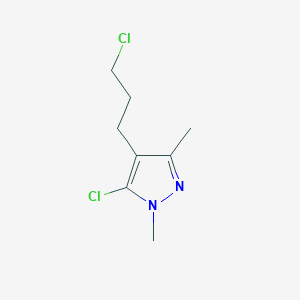 5-Chloro-4-(3-chloropropyl)-1,3-dimethyl-1H-pyrazole