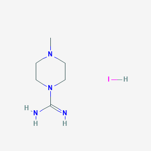 molecular formula C6H15IN4 B1320961 4-甲基哌嗪-1-甲酰胺氢碘酸盐 CAS No. 77723-03-6