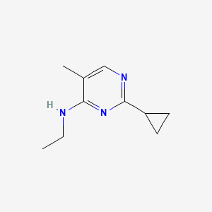 2-Cyclopropyl-N-ethyl-5-methylpyrimidin-4-amine