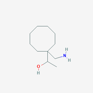 1-[1-(Aminomethyl)cyclooctyl]ethan-1-ol