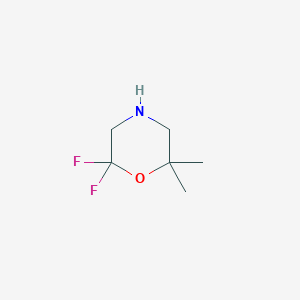 2,2-Difluoro-6,6-dimethylmorpholine