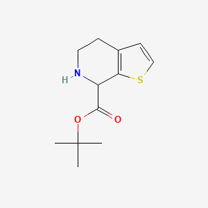 molecular formula C12H17NO2S B13209683 tert-Butyl 4H,5H,6H,7H-thieno[2,3-c]pyridine-7-carboxylate 