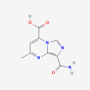 8-Carbamoyl-2-methylimidazo[1,5-a]pyrimidine-4-carboxylic acid