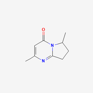 2,6-Dimethyl-4H,6H,7H,8H-pyrrolo[1,2-a]pyrimidin-4-one