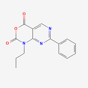 molecular formula C15H13N3O3 B1320971 7-苯基-1-丙基-1H-嘧啶并[4,5-d][1,3]恶嗪-2,4-二酮 CAS No. 76360-59-3