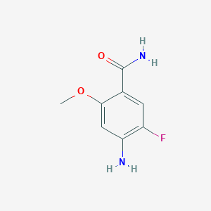 4-Amino-5-fluoro-2-methoxybenzamide