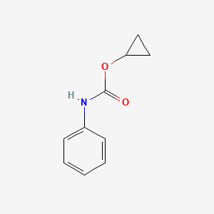 molecular formula C10H11NO2 B13209747 Cyclopropyl N-phenylcarbamate 