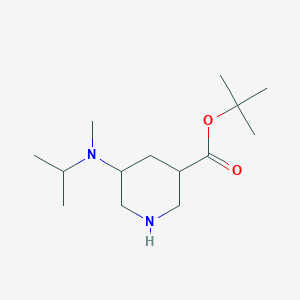 tert-Butyl 5-[methyl(propan-2-yl)amino]piperidine-3-carboxylate