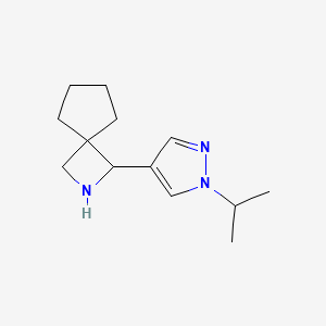 1-[1-(Propan-2-yl)-1H-pyrazol-4-yl]-2-azaspiro[3.4]octane