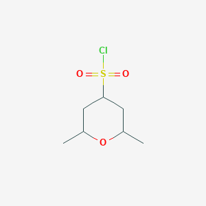 2,6-Dimethyloxane-4-sulfonyl chloride