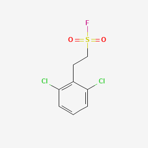 molecular formula C8H7Cl2FO2S B13209864 2-(2,6-Dichlorophenyl)ethane-1-sulfonyl fluoride 