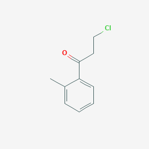 molecular formula C10H11ClO B1320992 3-氯-1-(2-甲基苯基)-1-氧代丙烷 CAS No. 898785-08-5