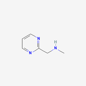 molecular formula C6H9N3 B1320997 N-Methyl-2-pyrimidinemethanamine CAS No. 1083246-53-0