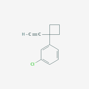 1-Chloro-3-(1-ethynylcyclobutyl)benzene