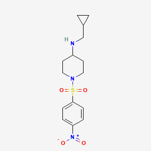 N-(Cyclopropylmethyl)-1-(4-nitrobenzenesulfonyl)piperidin-4-amine