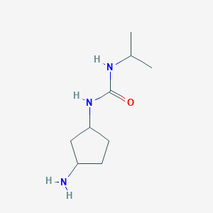 1-(3-Aminocyclopentyl)-3-(propan-2-yl)urea