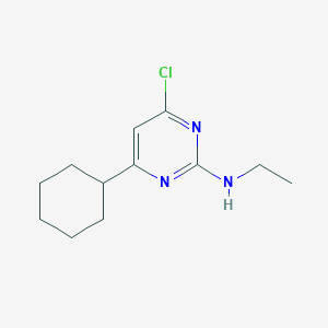 4-Chloro-6-cyclohexyl-N-ethylpyrimidin-2-amine