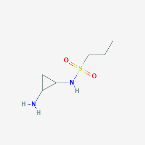 N-(2-aminocyclopropyl)propane-1-sulfonamide