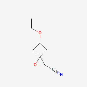 5-Ethoxy-1-oxaspiro[2.3]hexane-2-carbonitrile