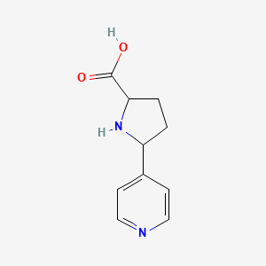 5-(4-Pyridyl)pyrrolidine-2-carboxylicacid