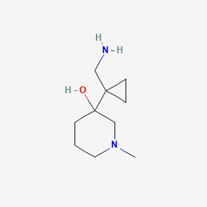 3-[1-(Aminomethyl)cyclopropyl]-1-methylpiperidin-3-ol