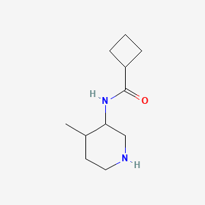 N-(4-methylpiperidin-3-yl)cyclobutanecarboxamide