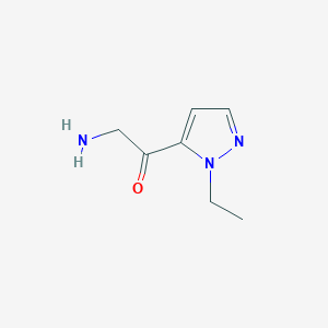 2-Amino-1-(1-ethyl-1H-pyrazol-5-yl)ethan-1-one