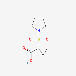 1-(Pyrrolidine-1-sulfonyl)cyclopropane-1-carboxylic acid