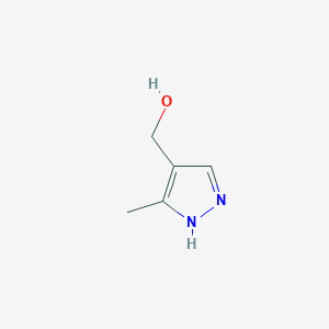 B1321018 (3-Methyl-1H-pyrazol-4-yl)methanol CAS No. 51445-36-4