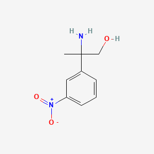 Rac-2-amino-2-(3-nitro-phenyl)-propan-1-ol